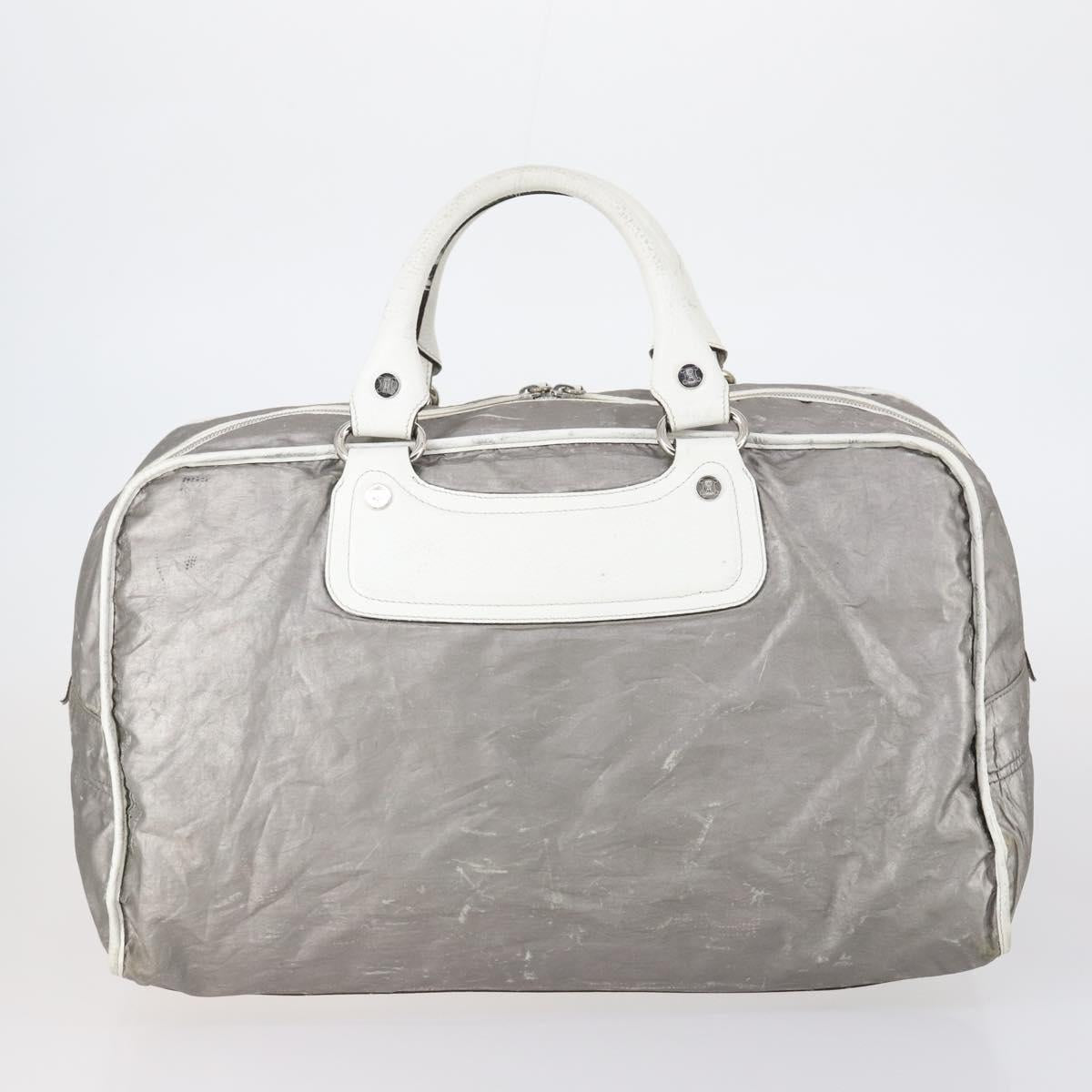 CELINE Macadam Canvas Hand Bag Coated Canvas 3 Set Brown Black Auth bs30666