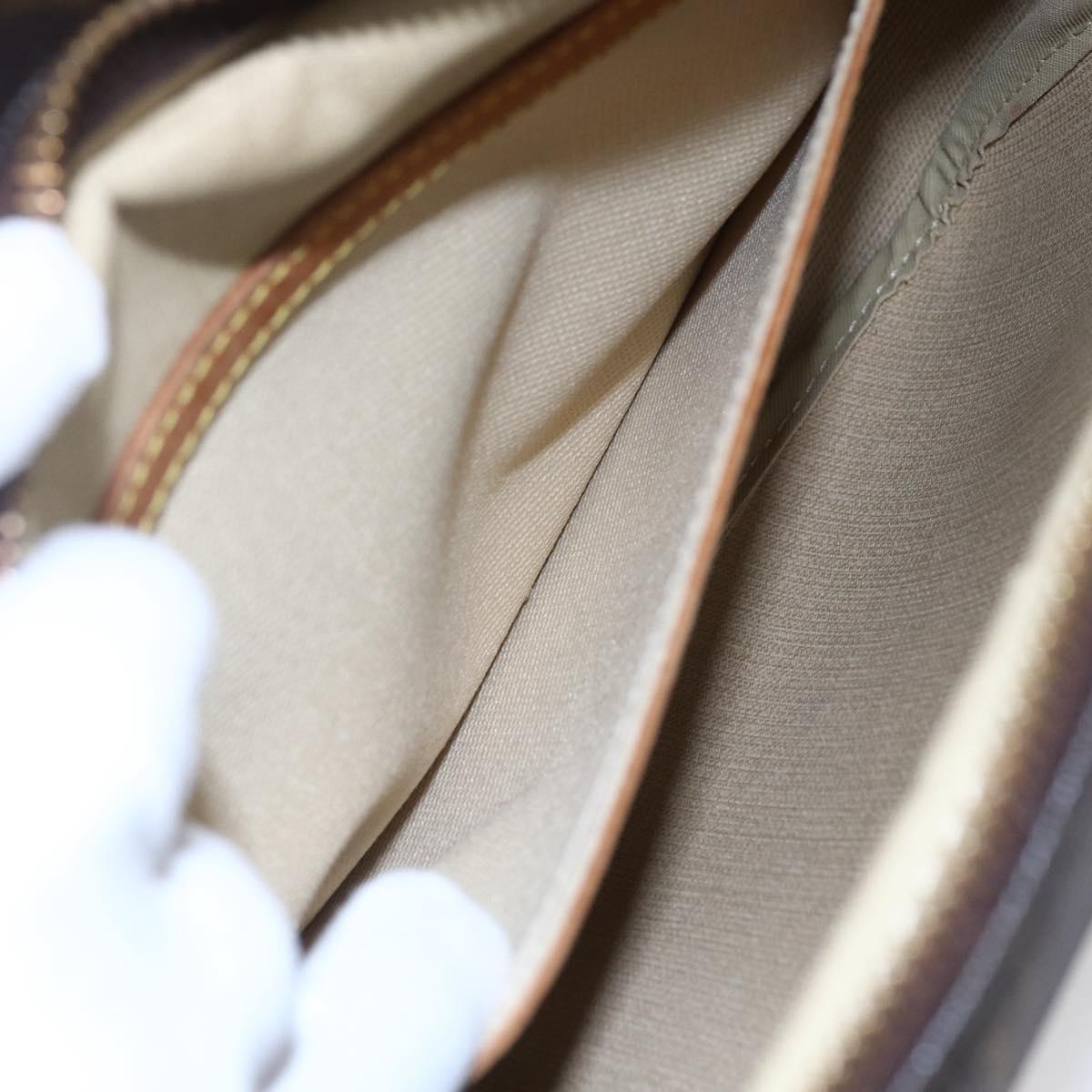 LOUIS VUITTON Monogram Reporter PM Shoulder Bag M45254 LV Auth bs30668