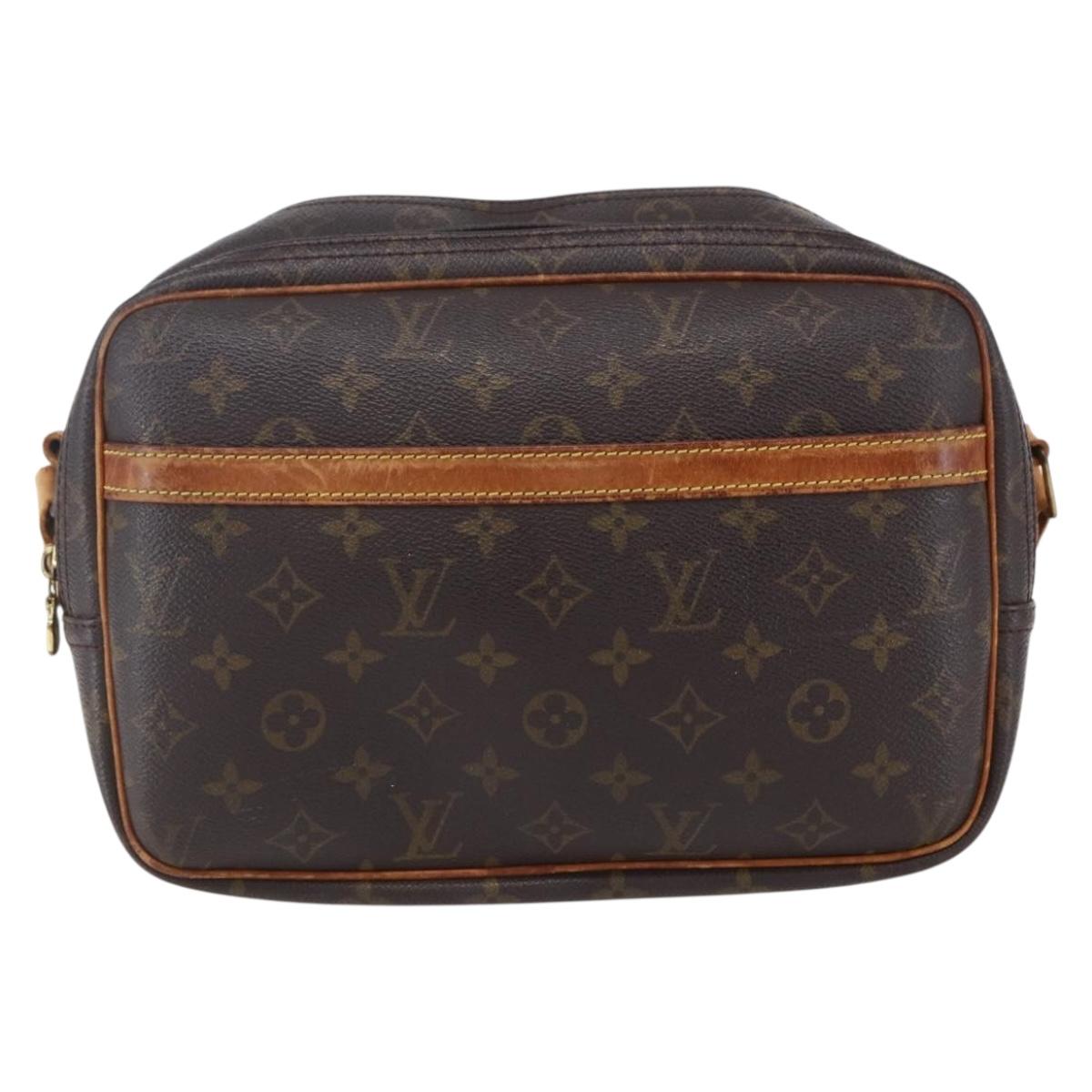 LOUIS VUITTON Monogram Reporter PM Shoulder Bag M45254 LV Auth bs30668