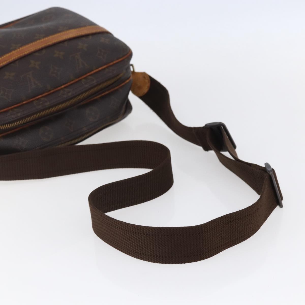 LOUIS VUITTON Monogram Reporter PM Shoulder Bag M45254 LV Auth bs30668