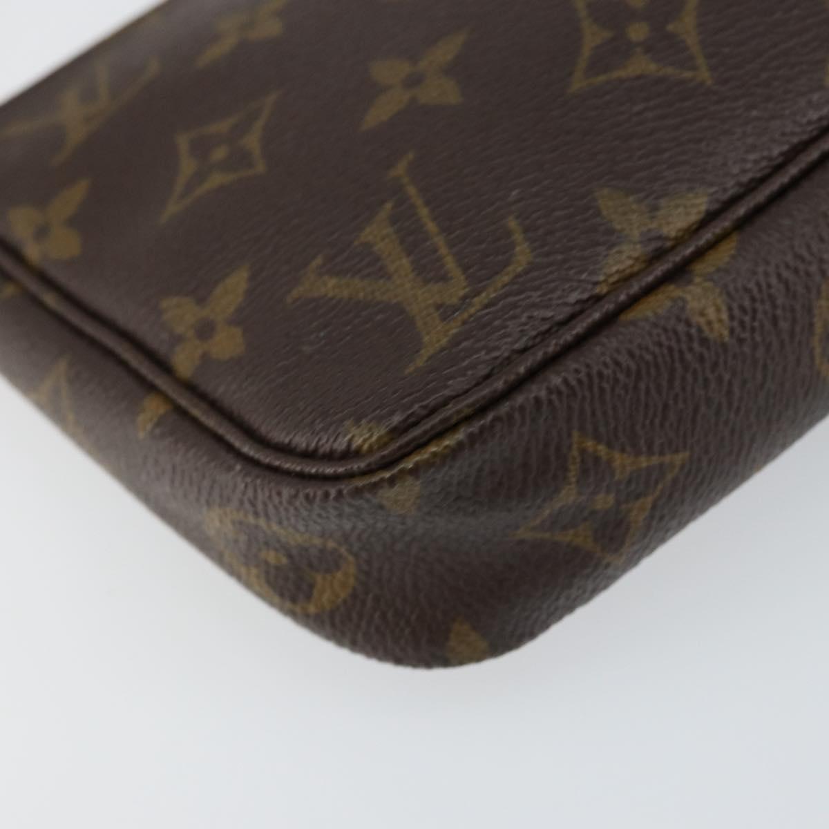 LOUIS VUITTON Monogram Pochette Accessoires Pouch M51980 LV Auth bs30673