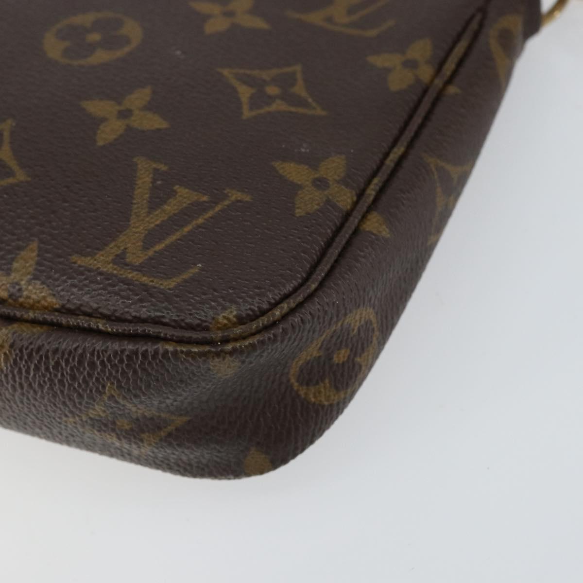 LOUIS VUITTON Monogram Pochette Accessoires Pouch M51980 LV Auth bs30673