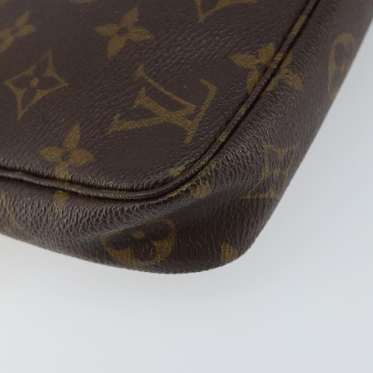 LOUIS VUITTON Monogram Pochette Accessoires Pouch M51980 LV Auth bs30673