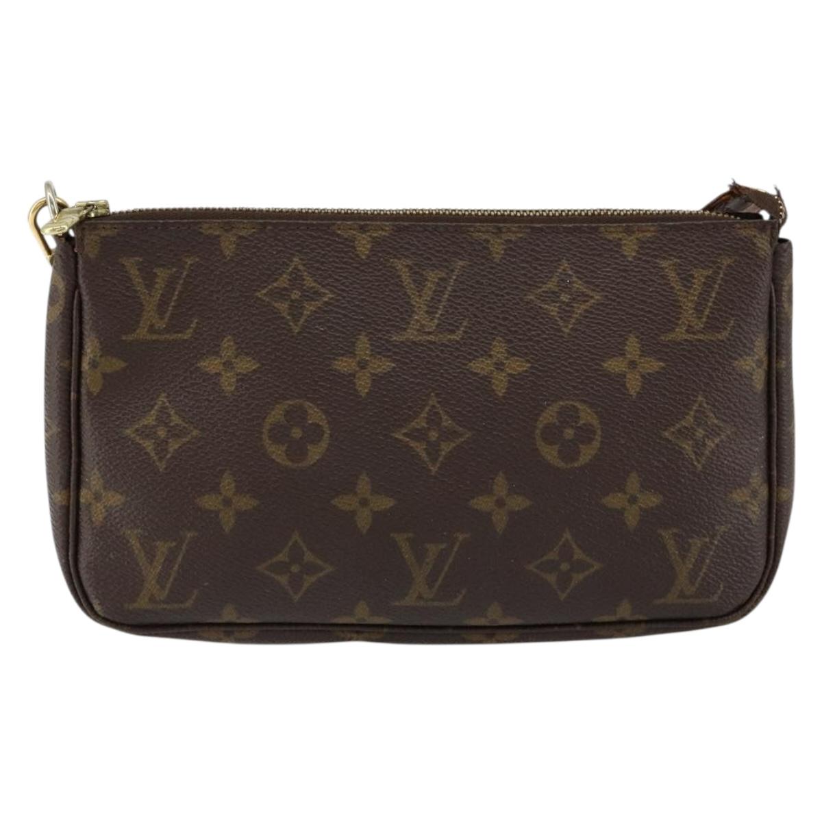 LOUIS VUITTON Monogram Pochette Accessoires Pouch M51980 LV Auth bs30673