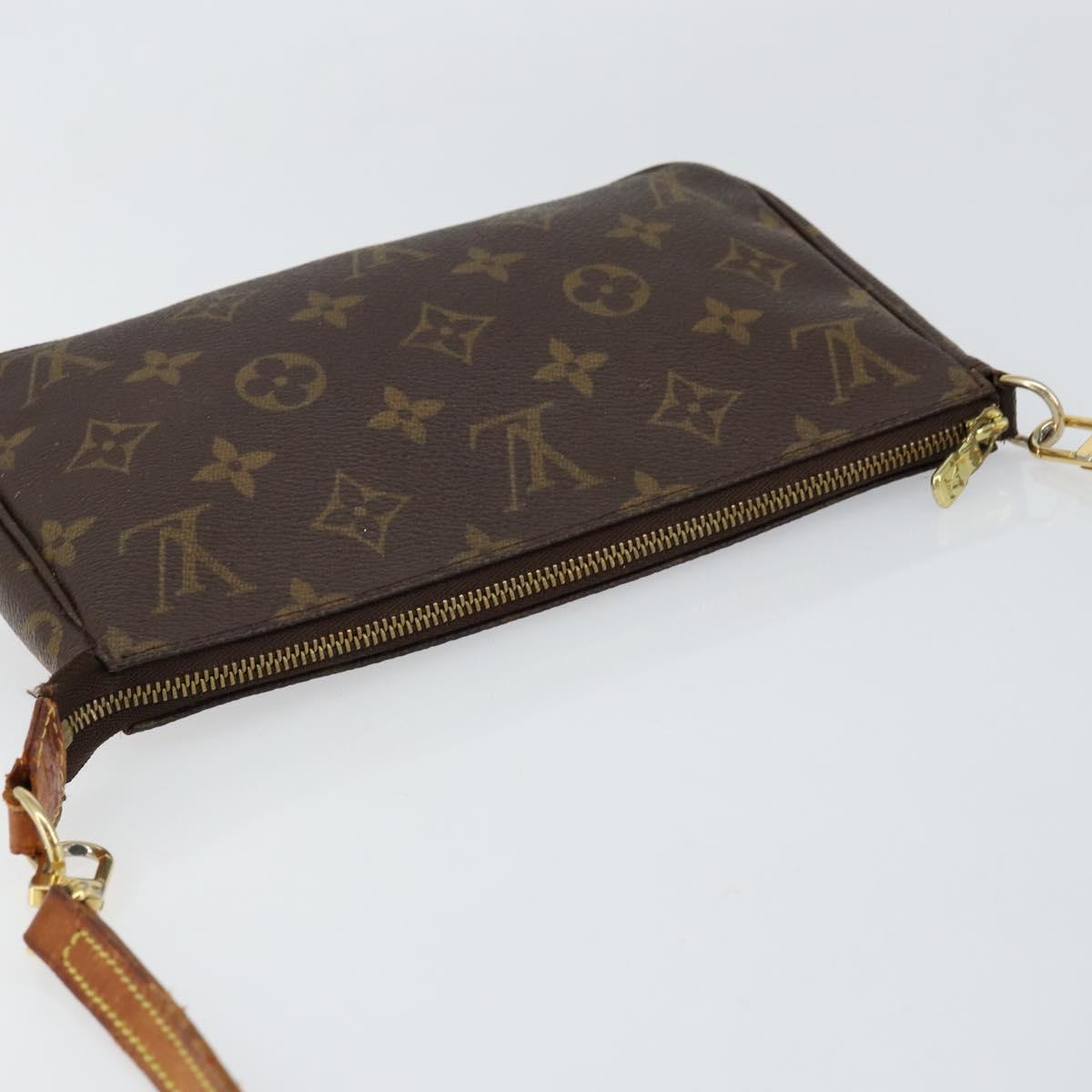 LOUIS VUITTON Monogram Pochette Accessoires Pouch M51980 LV Auth bs30673
