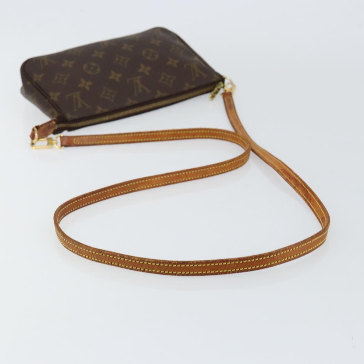 LOUIS VUITTON Monogram Pochette Accessoires Pouch M51980 LV Auth bs30673