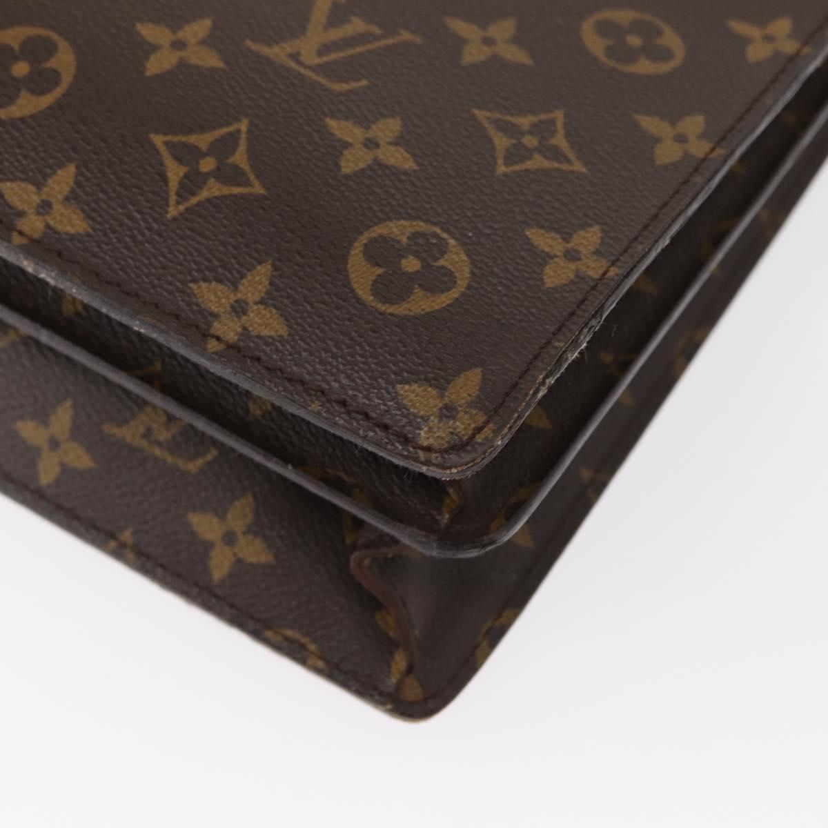 LOUIS VUITTON Monogram Serviette Conseiller Briefcase M53331 LV Auth bs30676