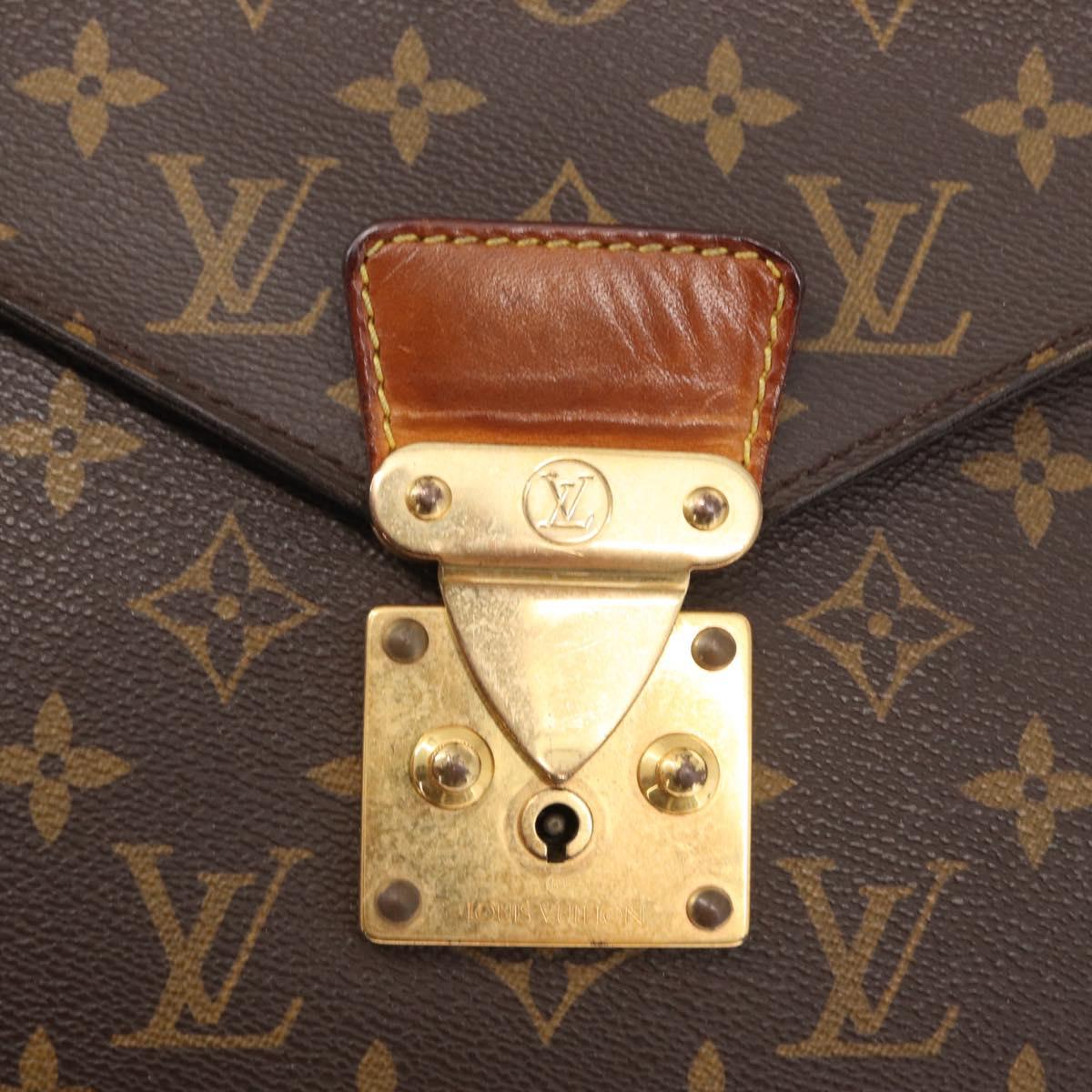 LOUIS VUITTON Monogram Serviette Conseiller Briefcase M53331 LV Auth bs30676