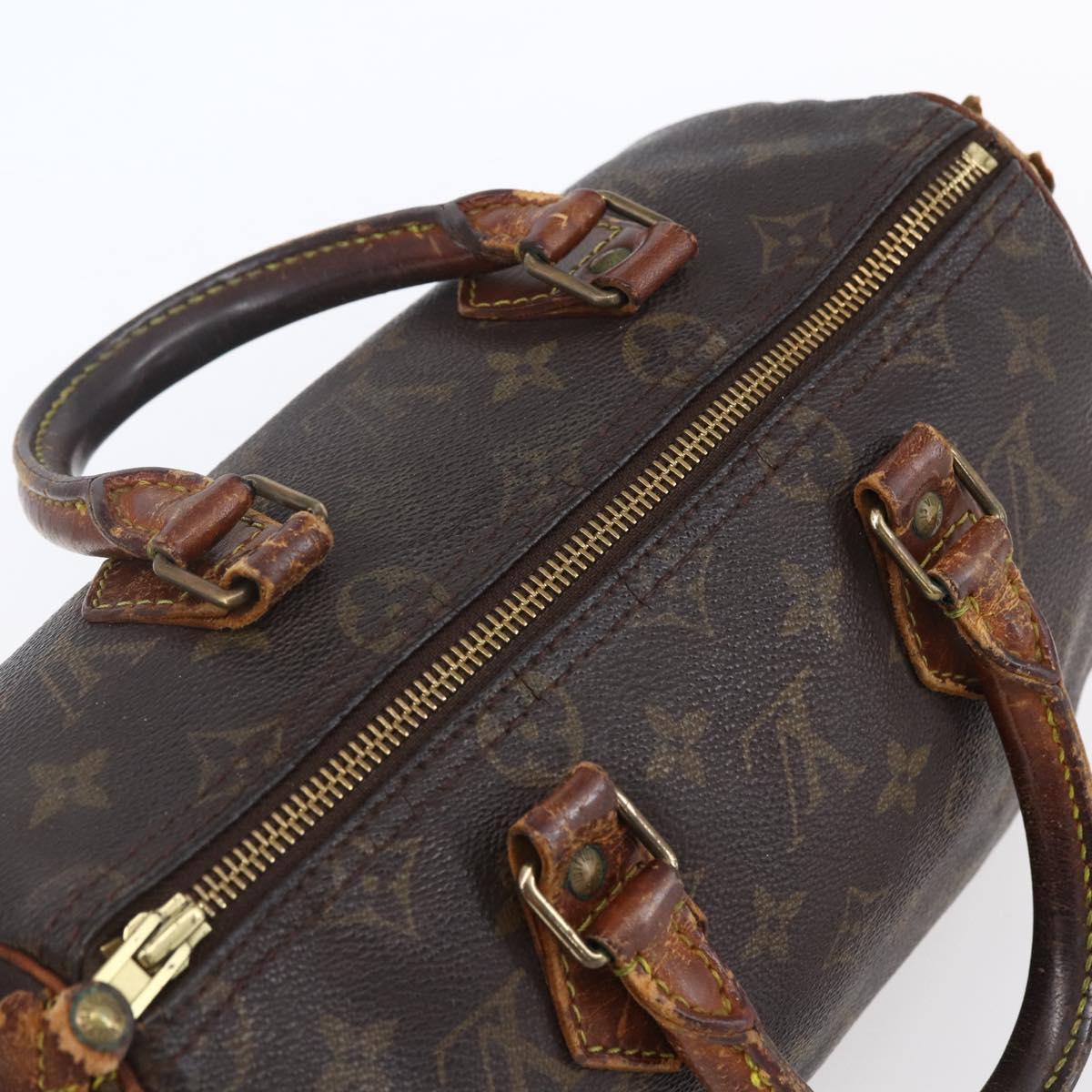 LOUIS VUITTON Monogram Speedy 25 Hand Bag M41528 LV Auth bs30677
