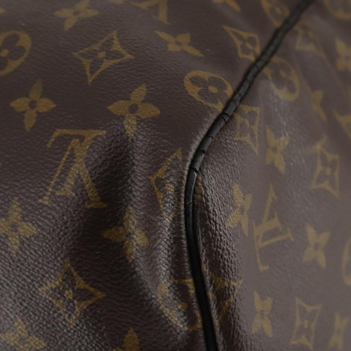 LOUIS VUITTON Monogram Keepall 55 Boston Bag M41424 LV Auth bs30681