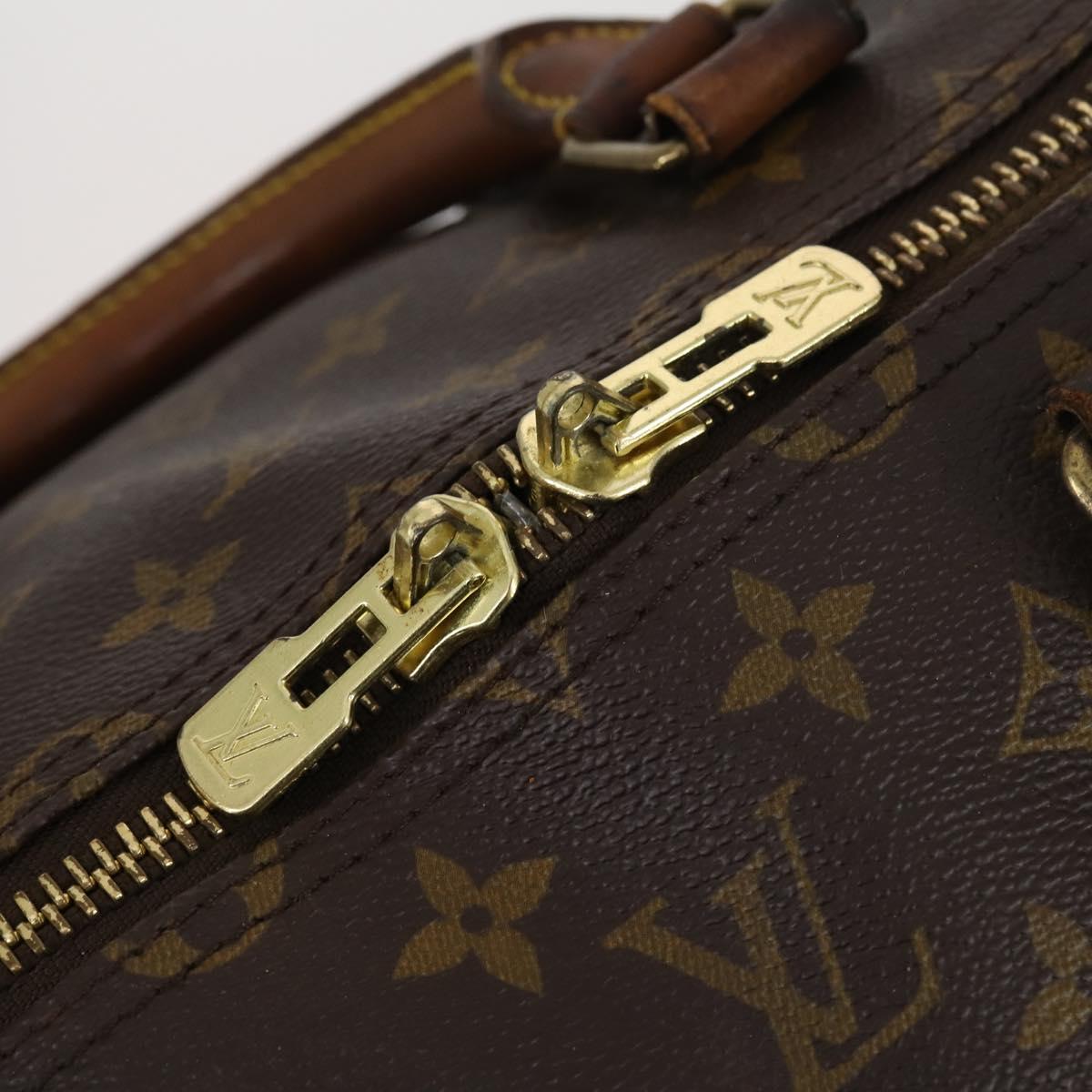 LOUIS VUITTON Monogram Keepall 55 Boston Bag M41424 LV Auth bs30681