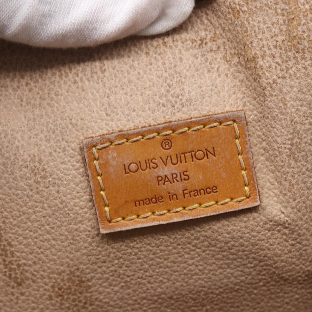 LOUIS VUITTON Monogram Sac Plat Hand Bag M51140 LV Auth bs30682