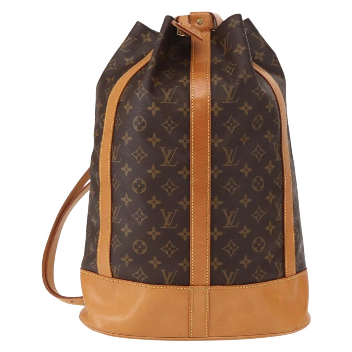 LOUIS VUITTON Monogram Randonnee GM Shoulder Bag M42244 LV Auth bs30683