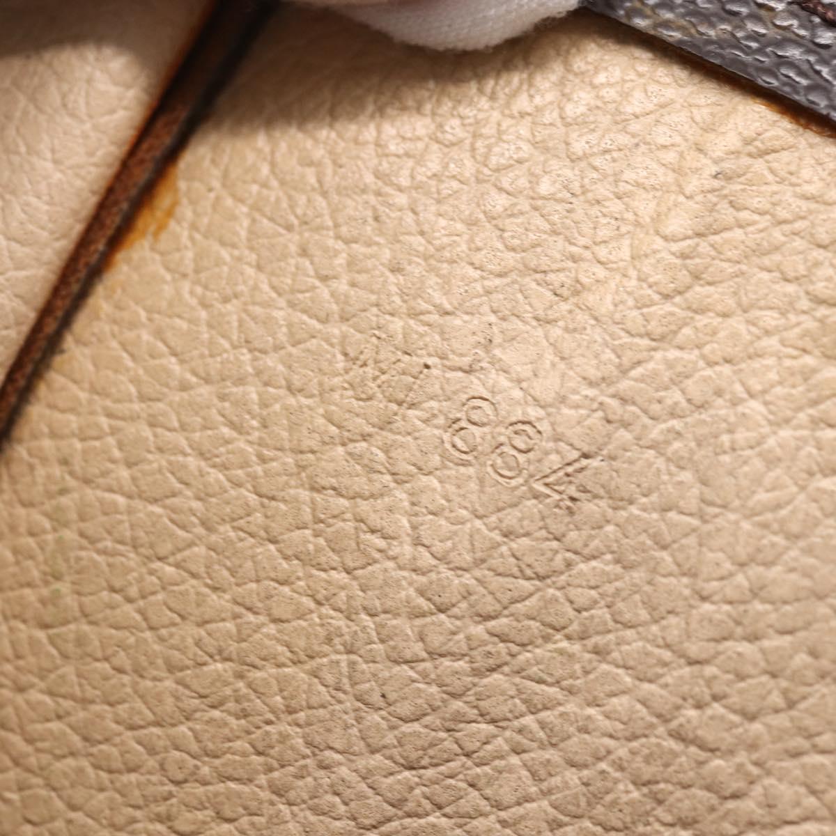 LOUIS VUITTON Monogram Sac Plat Hand Bag M51140 LV Auth bs30690