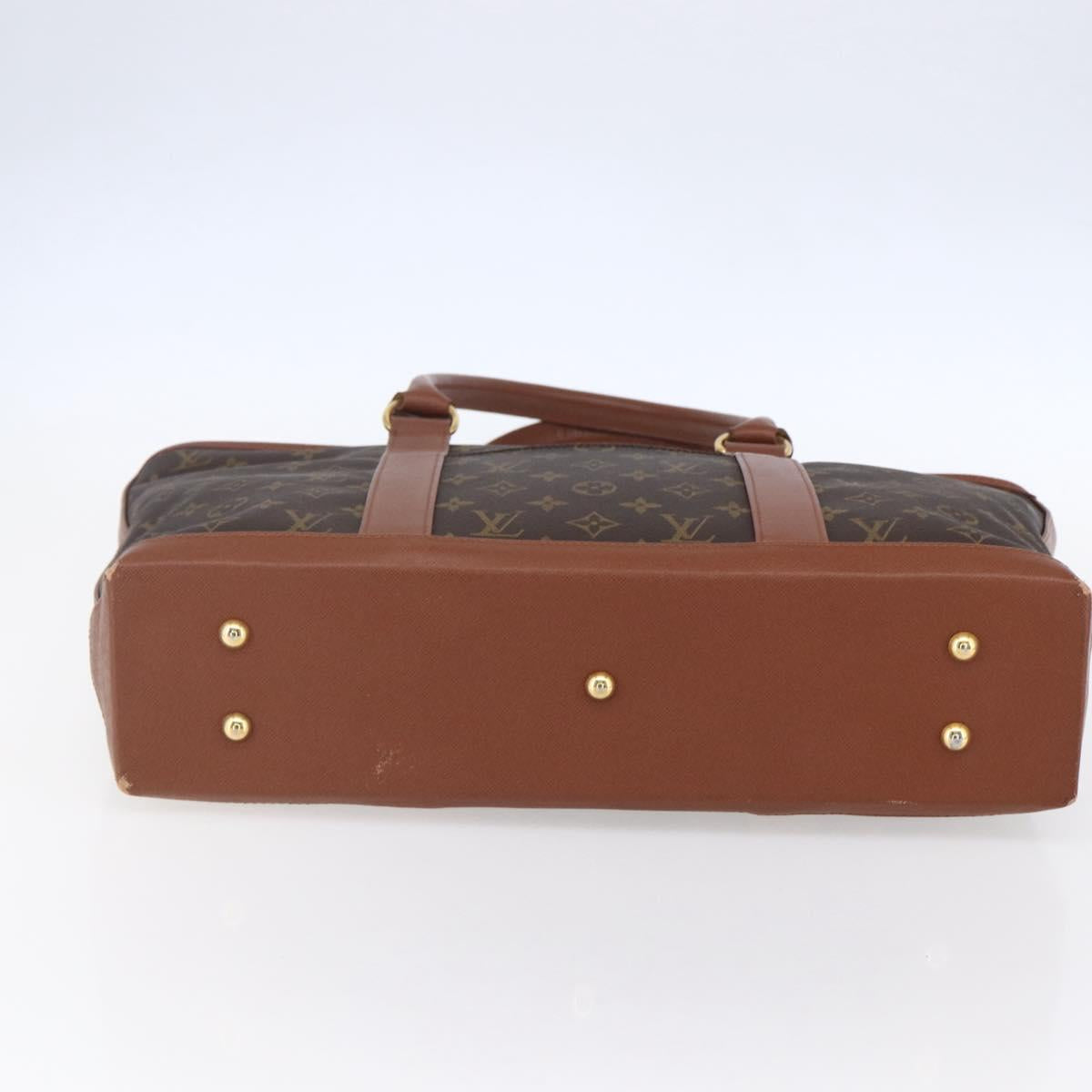 LOUIS VUITTON Monogram Sac Weekend PM Hand Bag M42425 LV Auth bs30691