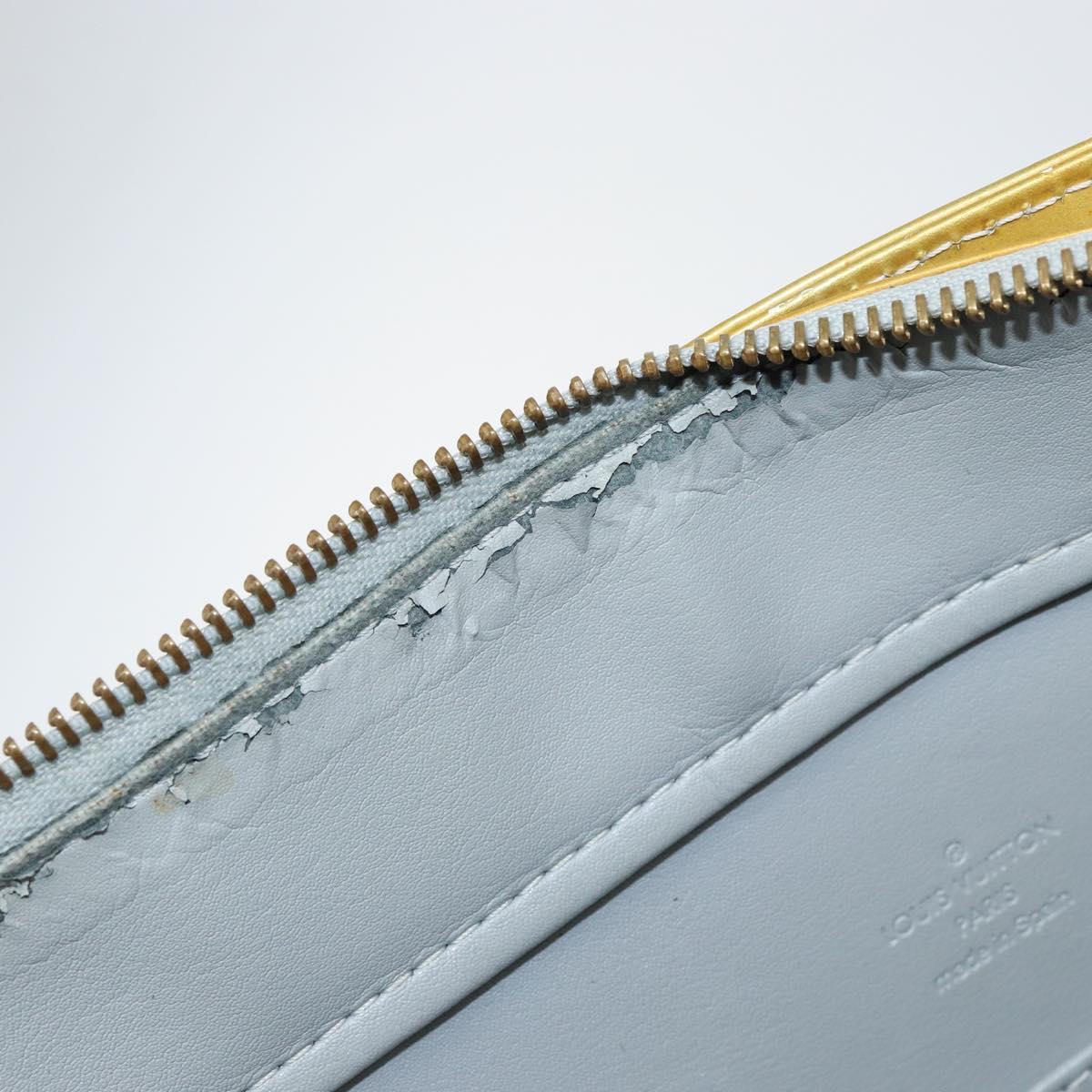 LOUIS VUITTON Monogram Vernis Columbus Tote Bag Gris M91028 LV Auth bs30693