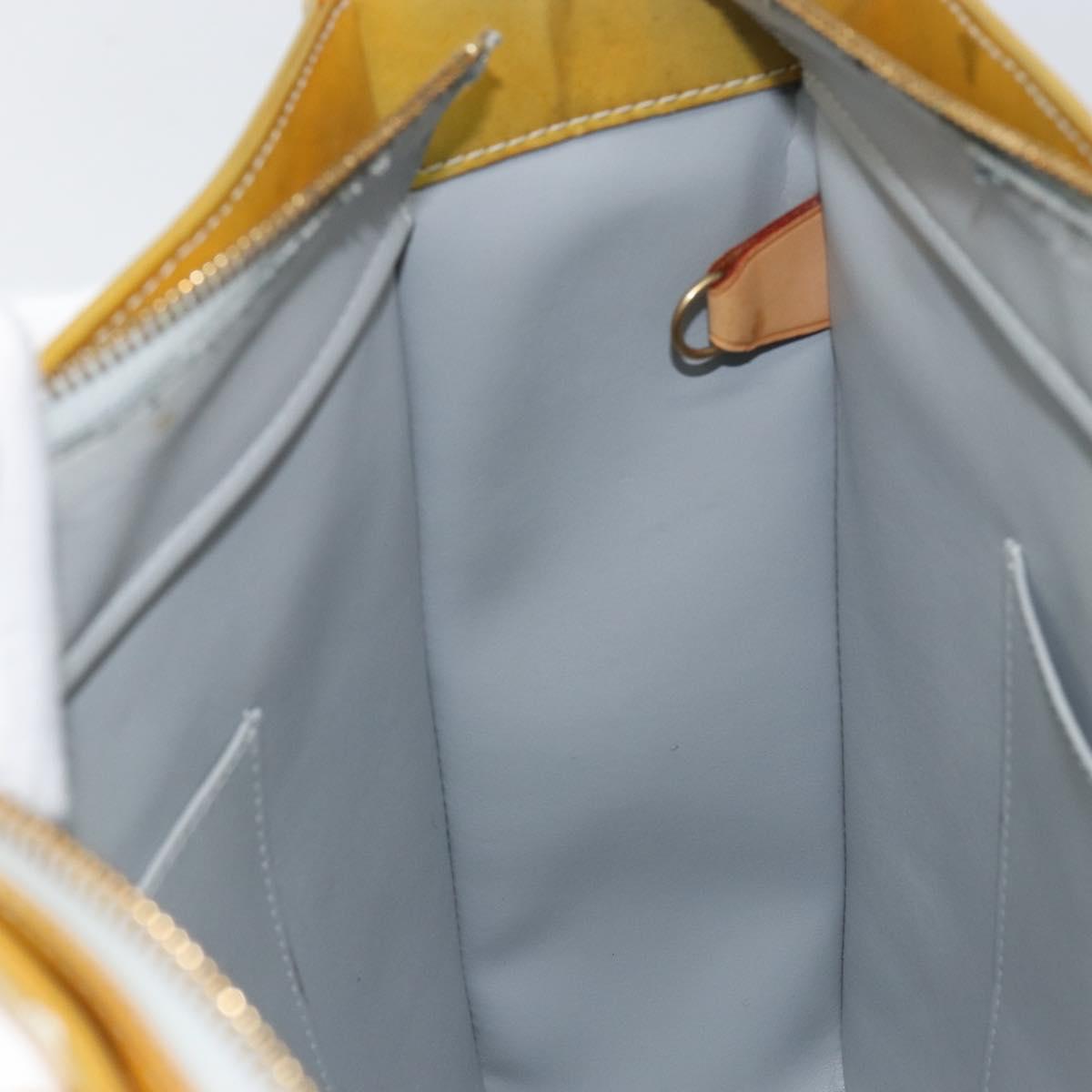 LOUIS VUITTON Monogram Vernis Columbus Tote Bag Gris M91028 LV Auth bs30693