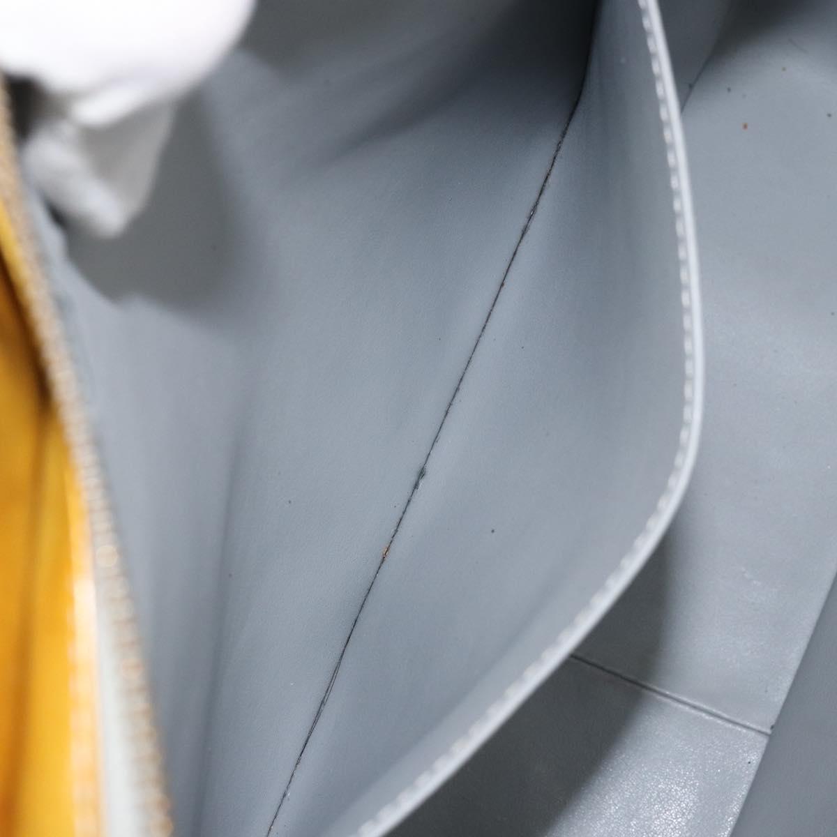 LOUIS VUITTON Monogram Vernis Columbus Tote Bag Gris M91028 LV Auth bs30693