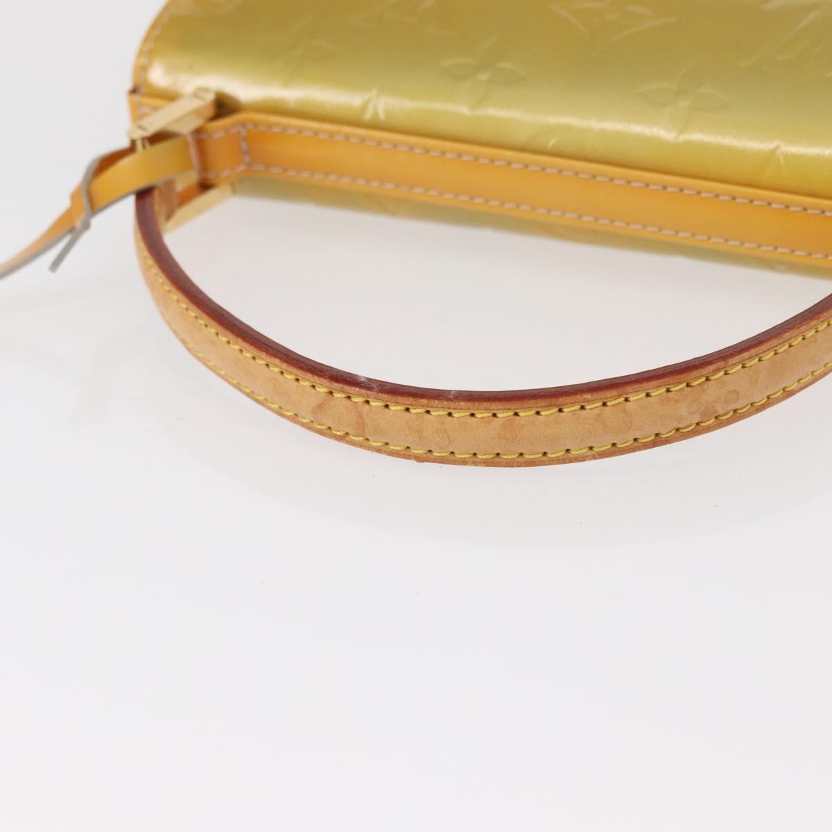 LOUIS VUITTON Monogram Vernis Spring Street Hand Bag Gris M91029 LV Auth bs30694