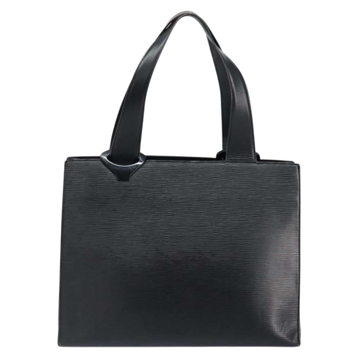 LOUIS VUITTON Epi Gemo Tote Bag Black M52452 LV Auth bs30701