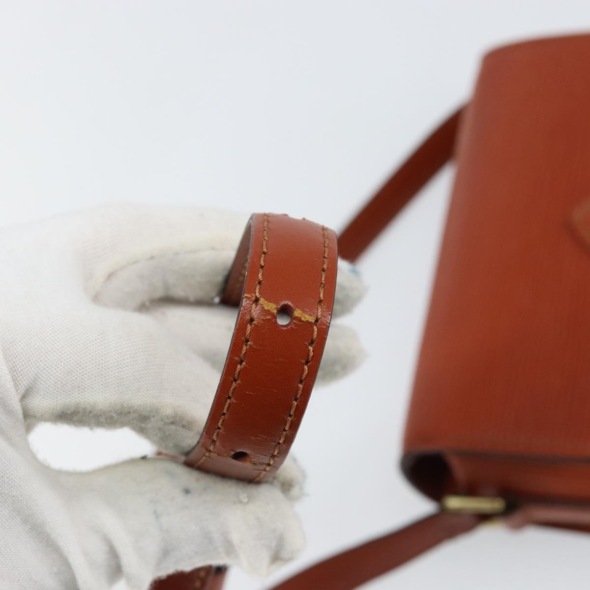 LOUIS VUITTON Epi Saint Cloud PM Shoulder Bag Brown M52213 LV Auth bs30702