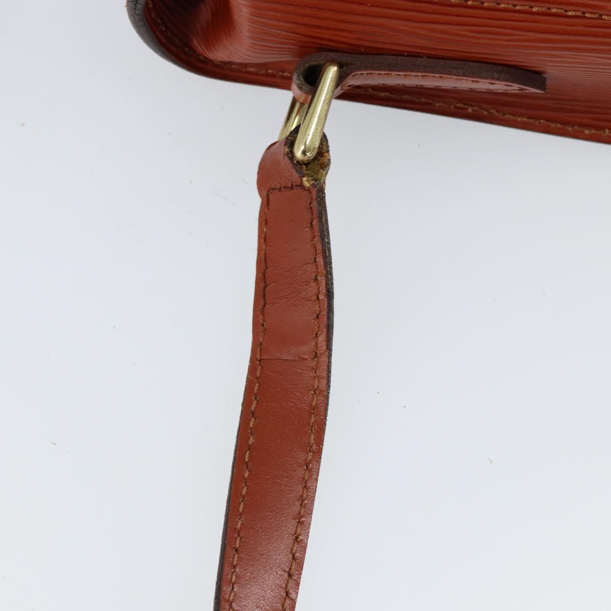 LOUIS VUITTON Epi Saint Cloud PM Shoulder Bag Brown M52213 LV Auth bs30702