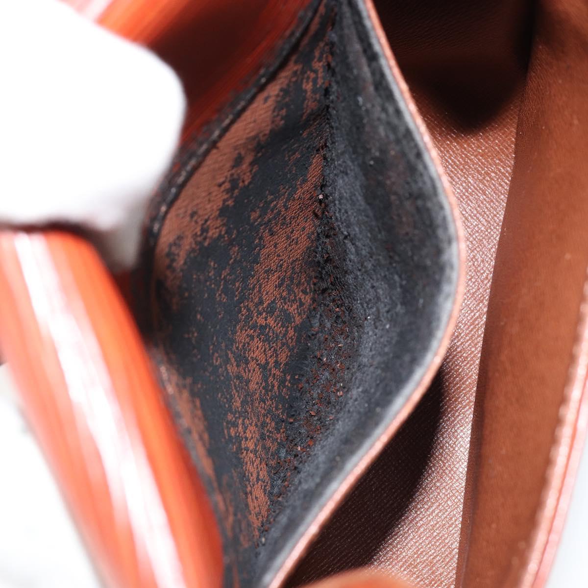 LOUIS VUITTON Epi Saint Cloud PM Shoulder Bag Brown M52213 LV Auth bs30702