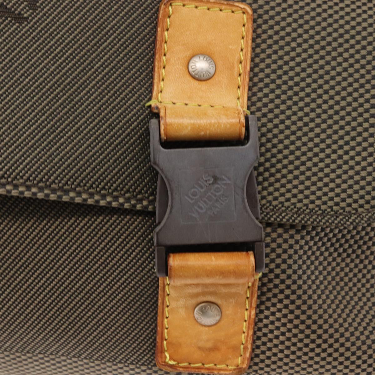 LOUIS VUITTON Damier Geant Roux Shoulder Bag Tail M93077 LV Auth bs30705