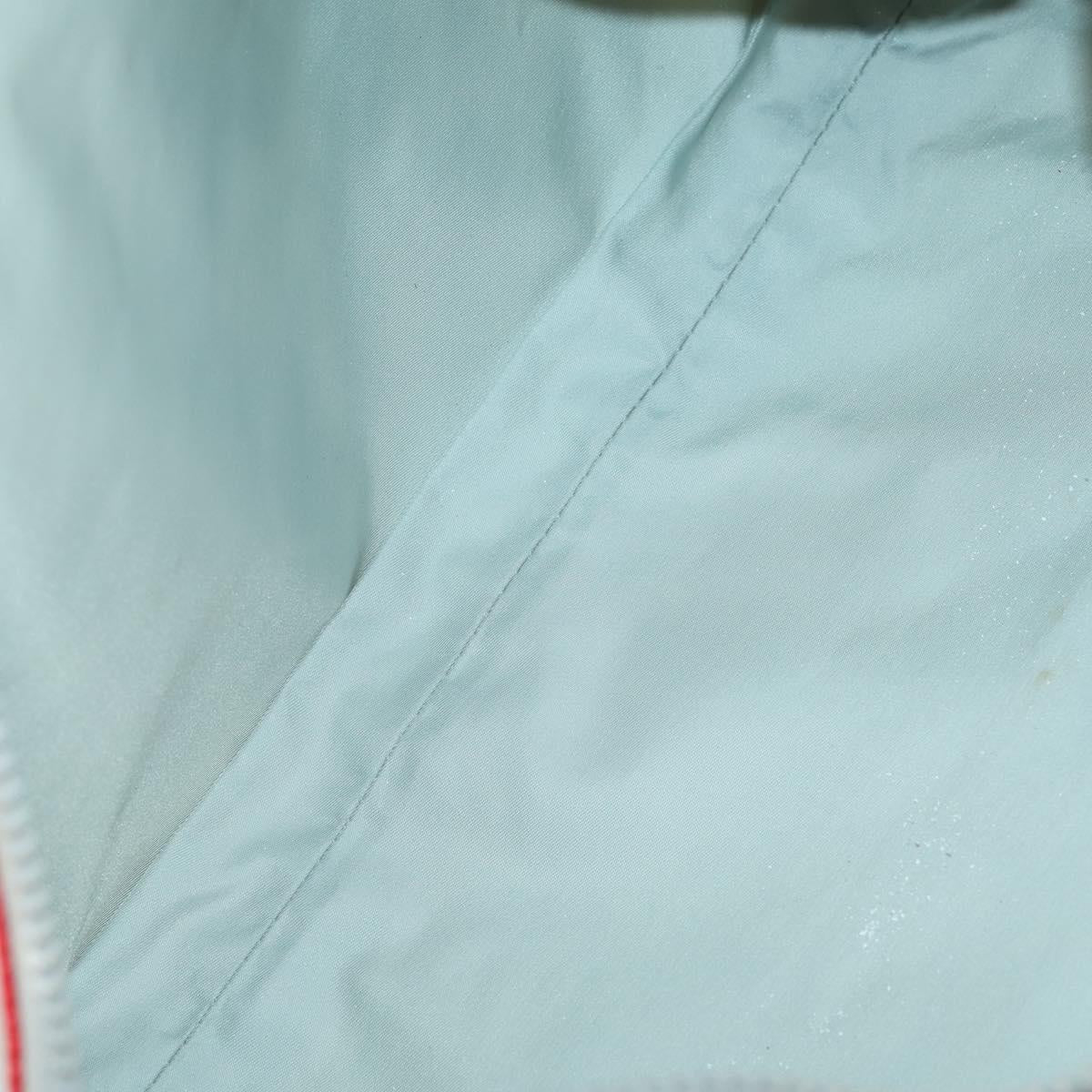 CHANEL Sports Line Shoulder Bag Vinyl White Silver CC Auth bs30721