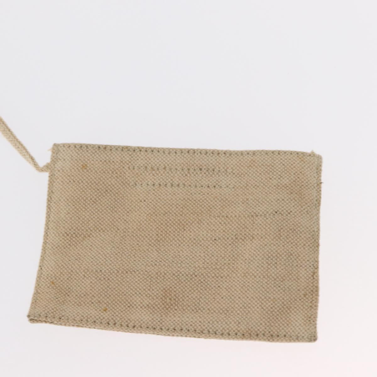 PRADA Hand Bag Vinyl Clear Beige Auth bs30723