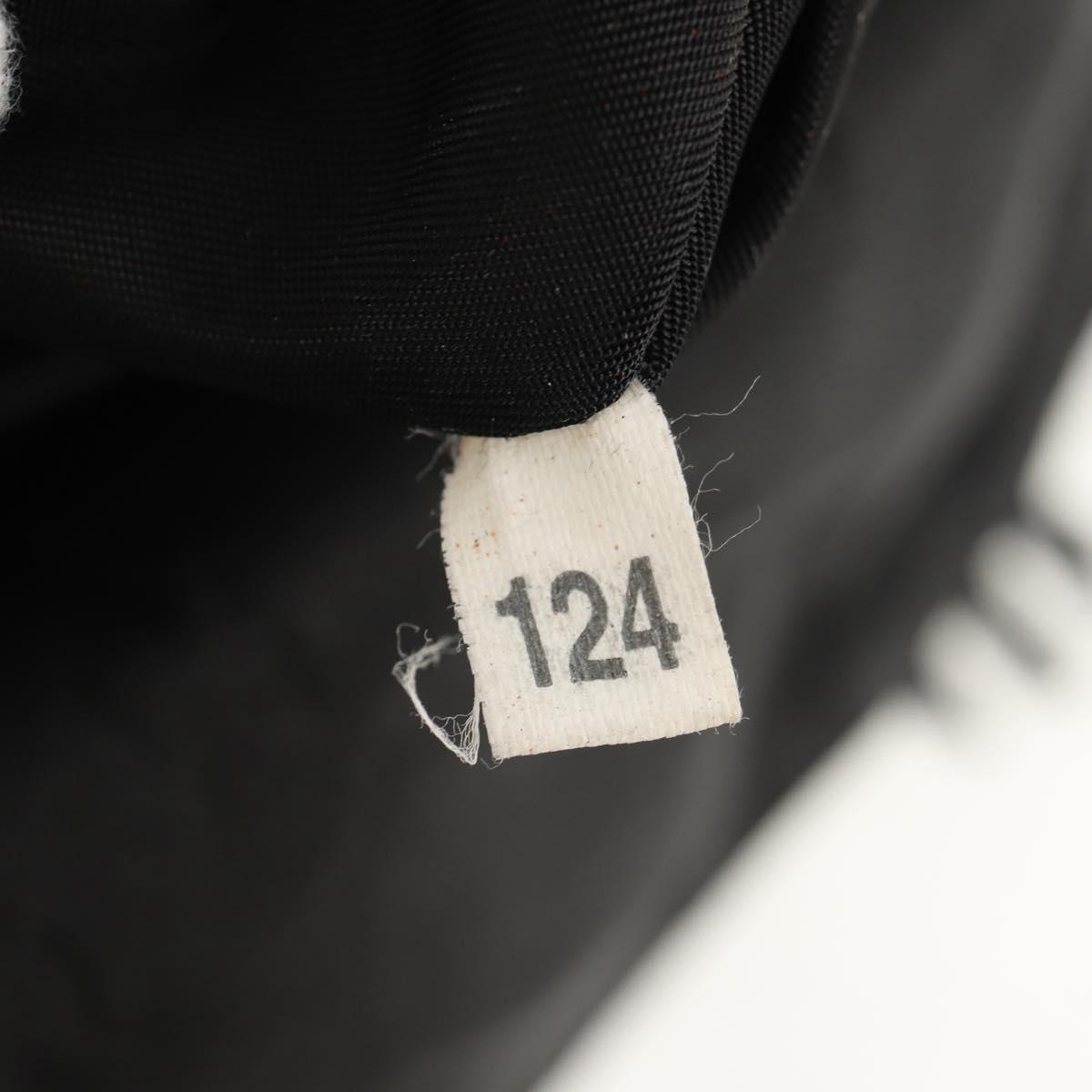 PRADA Shoulder Bag Nylon Black Silver Auth bs30726