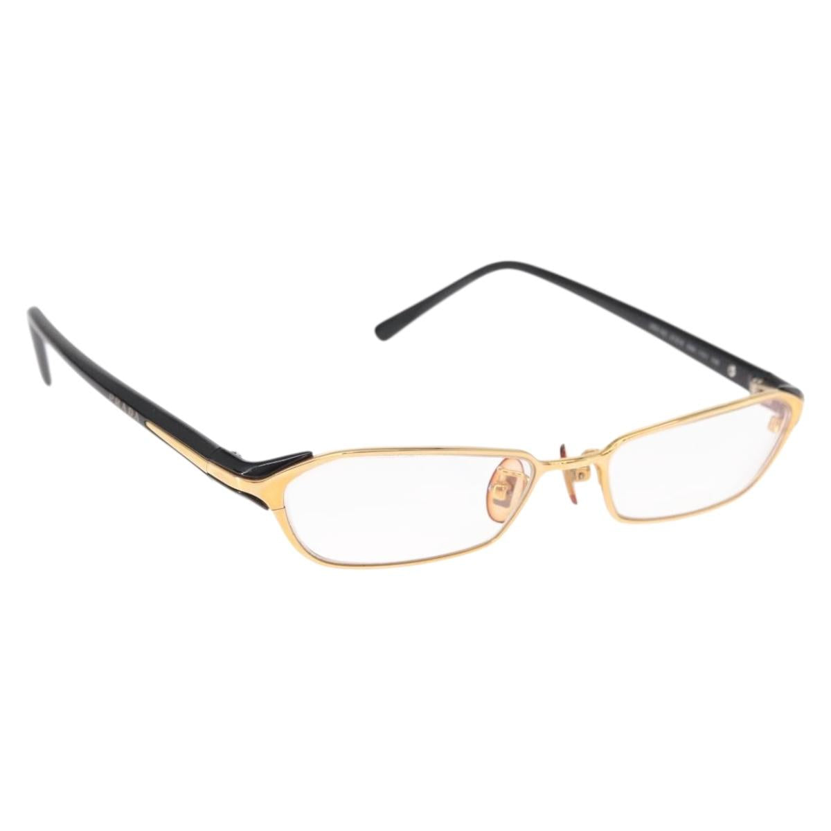 PRADA Glasses plastic Black Auth bs30729