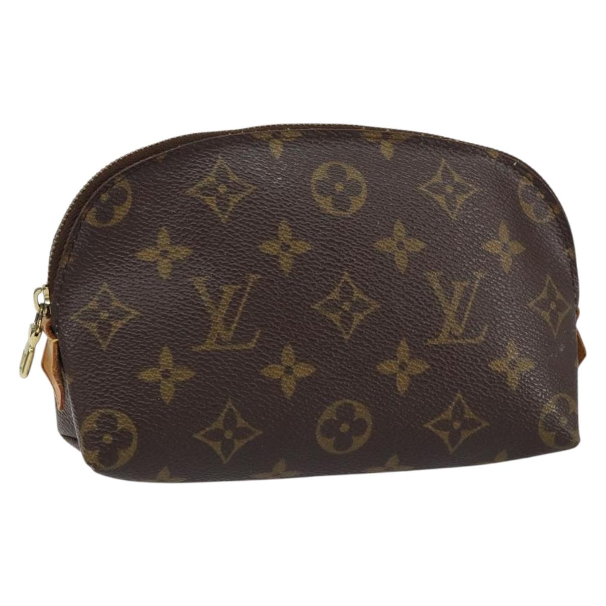 LOUIS VUITTON Monogram Pochette Cosmetic PM Pouch M43998 LV Auth bs30736