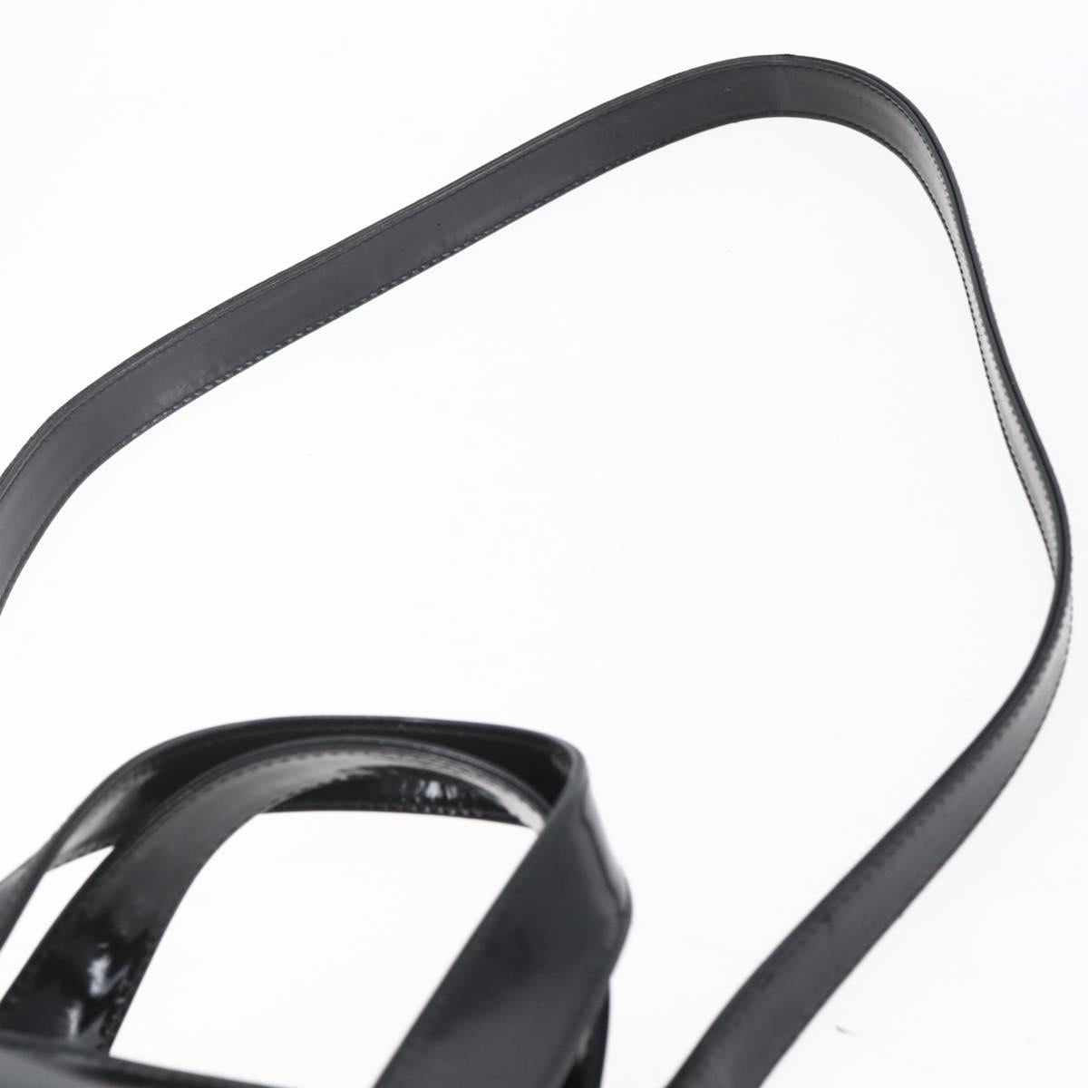 GUCCI Soho Hand Bag Patent leather Black 000 1013 0504 Auth bs30758