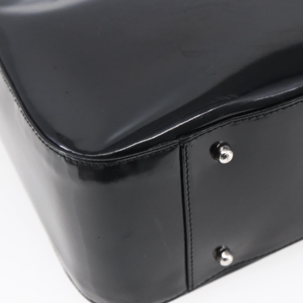 GUCCI Soho Hand Bag Patent leather Black 000 1013 0504 Auth bs30758