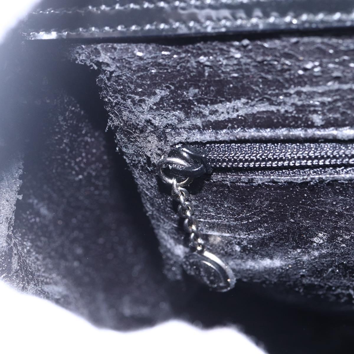 GUCCI Soho Hand Bag Patent leather Black 000 1013 0504 Auth bs30758