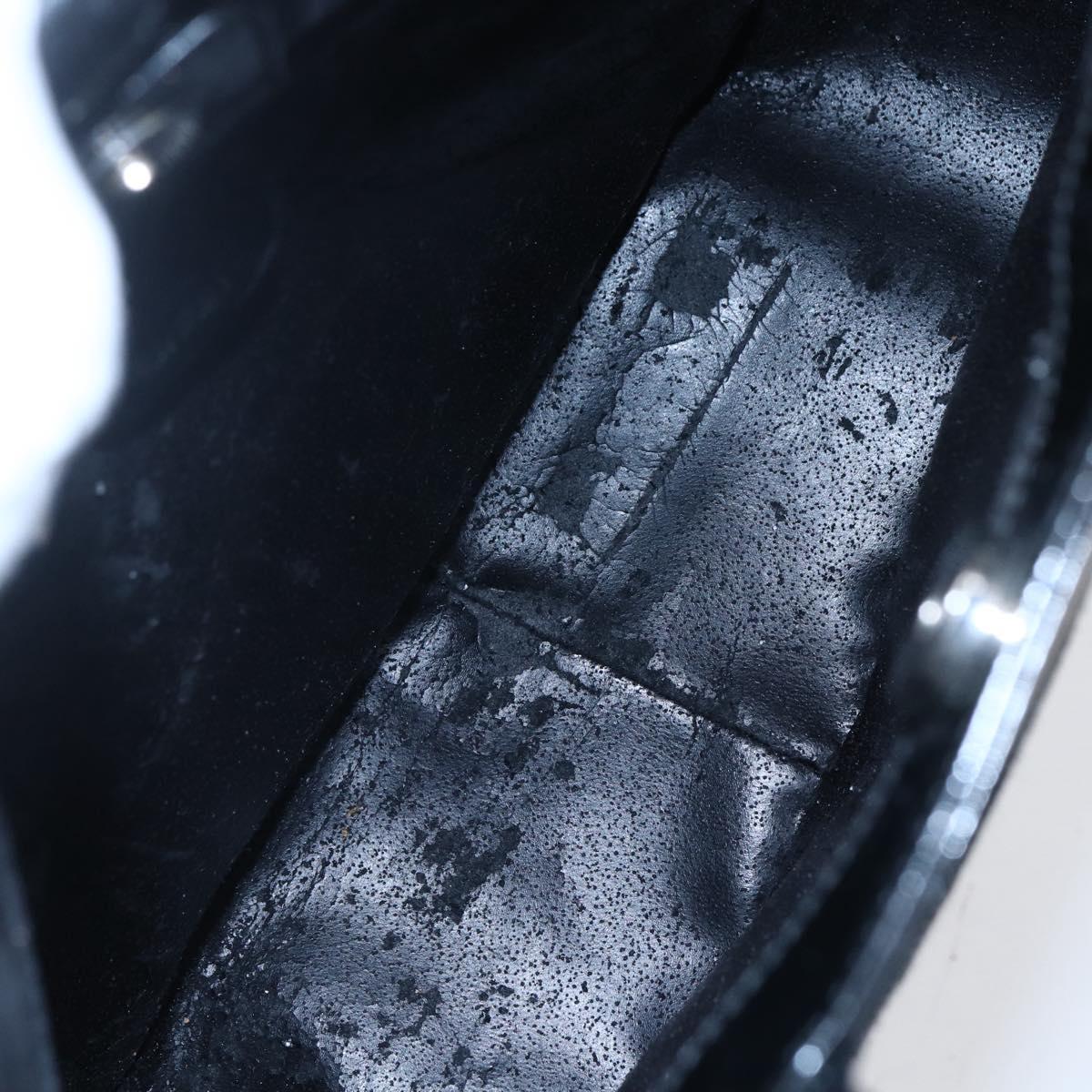 GUCCI Soho Hand Bag Patent leather Black 000 1013 0504 Auth bs30758