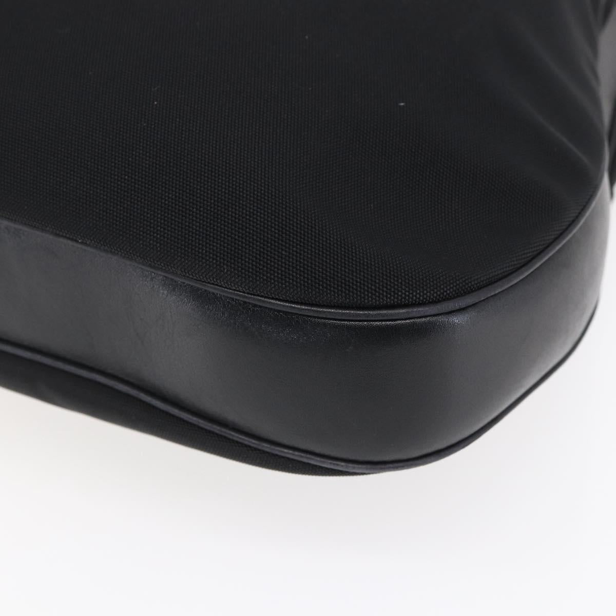 GUCCI Shoulder Bag Nylon Black Silver 001 3341 Auth bs30761