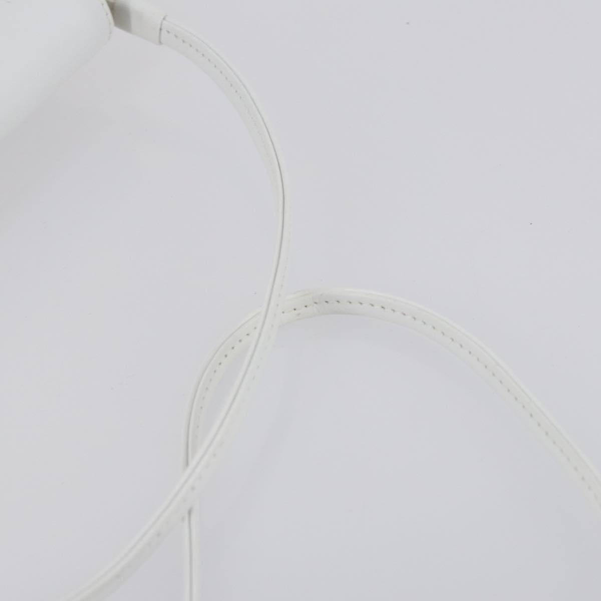 GIVENCHY Shoulder Bag Leather 3 Set Black White Auth bs30810