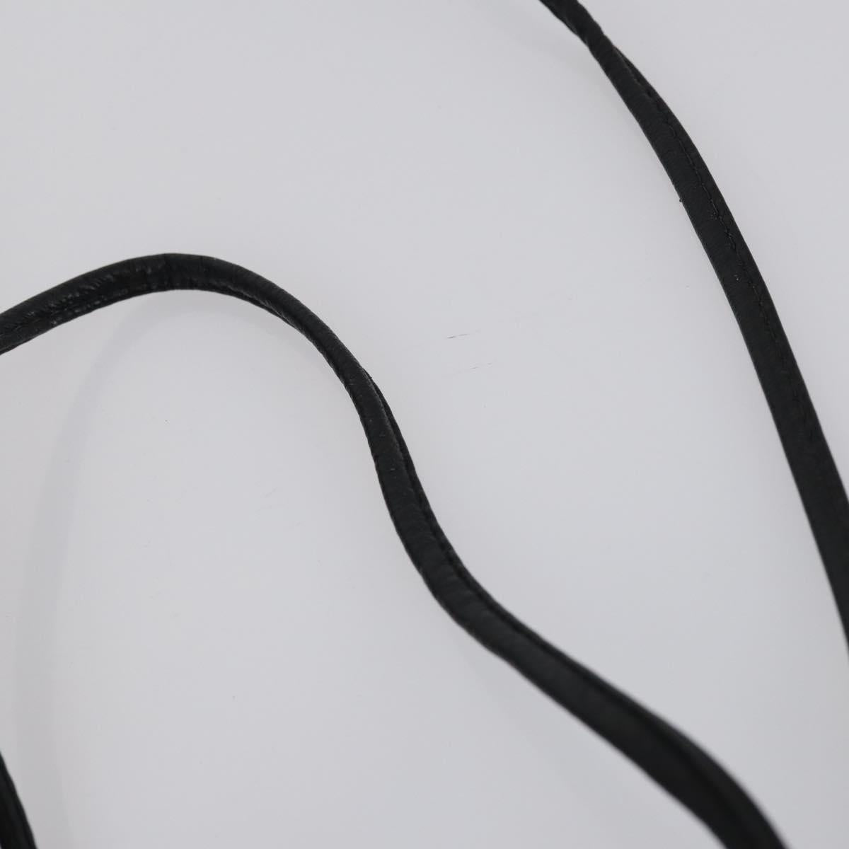 GIVENCHY Shoulder Bag Leather 3 Set Black White Auth bs30810