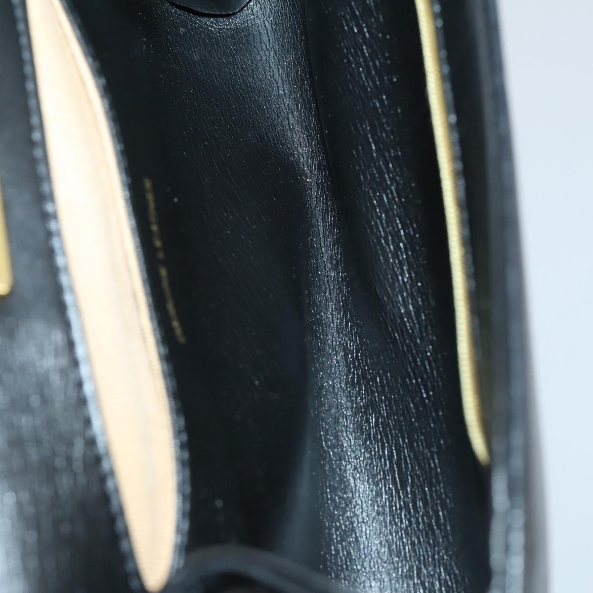 GIVENCHY Shoulder Bag Leather 3 Set Black White Auth bs30810