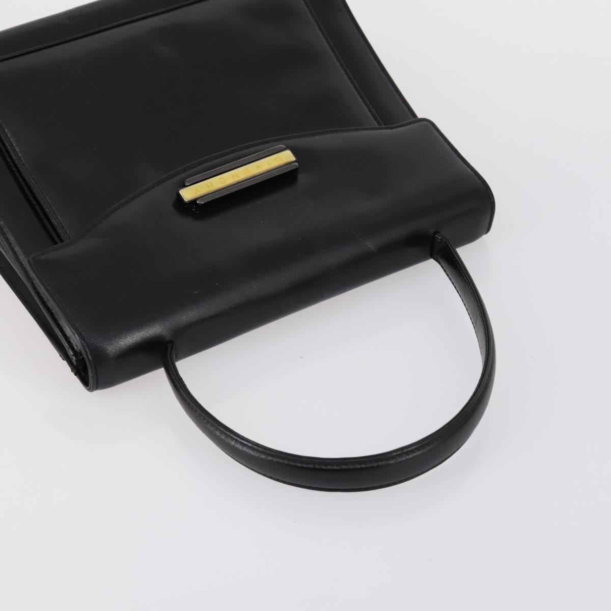 GIVENCHY Shoulder Bag Leather 3 Set Black White Auth bs30810