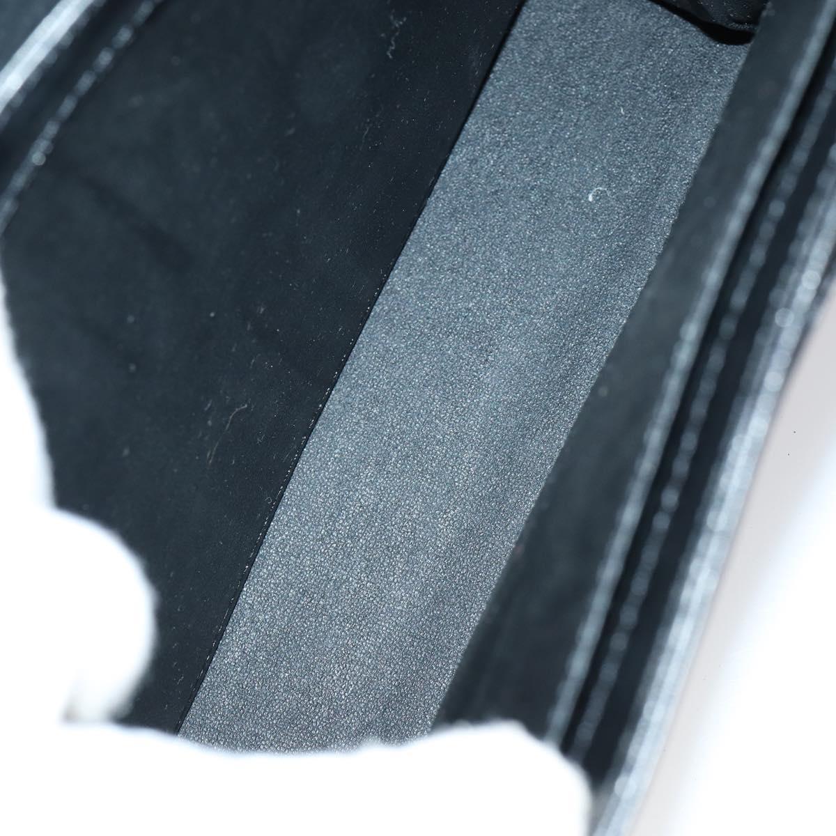 GIVENCHY Shoulder Bag Leather 3 Set Black White Auth bs30810