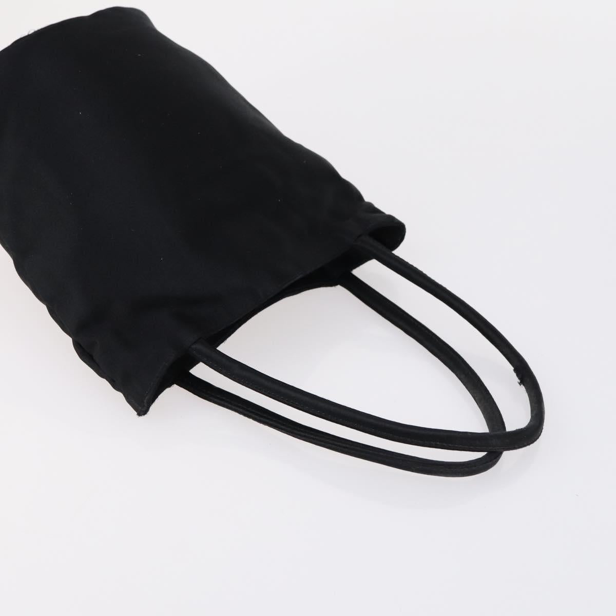 BOTTEGA VENETA Hand Bag Nylon Satin 2 Set Black Auth bs30819