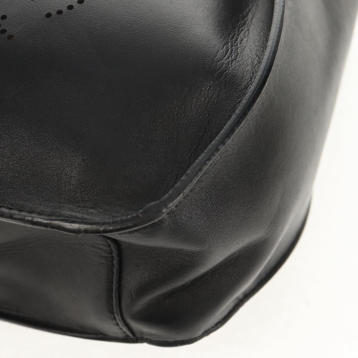 Stella MacCartney Shoulder Bag polyester Black Gold 700073 Auth bs30828