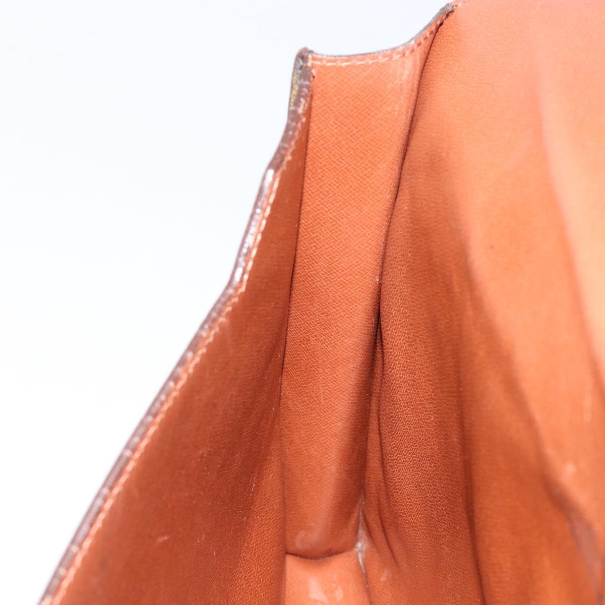 LOUIS VUITTON Monogram Porte Documents Senatur Briefcase M53335 LV Auth bs30830