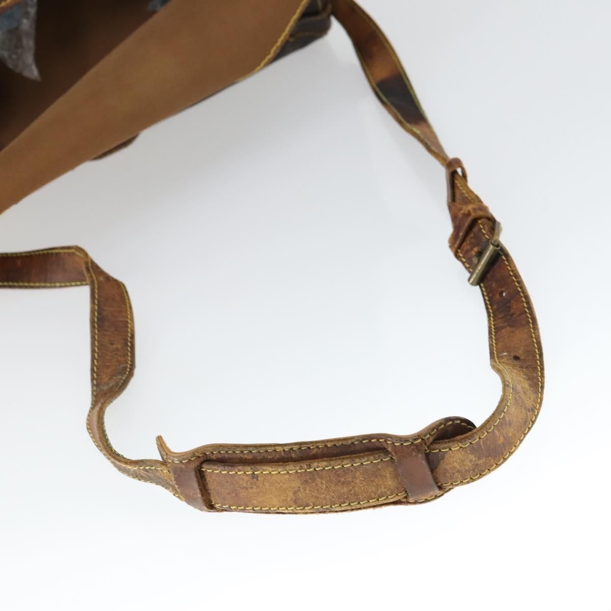 LOUIS VUITTON Monogram Saumur 35 Shoulder Bag M42254 LV Auth bs30831