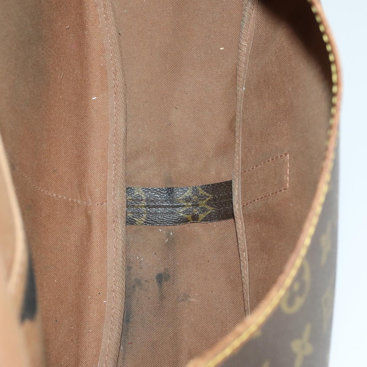 LOUIS VUITTON Monogram Saumur 35 Shoulder Bag M42254 LV Auth bs30831