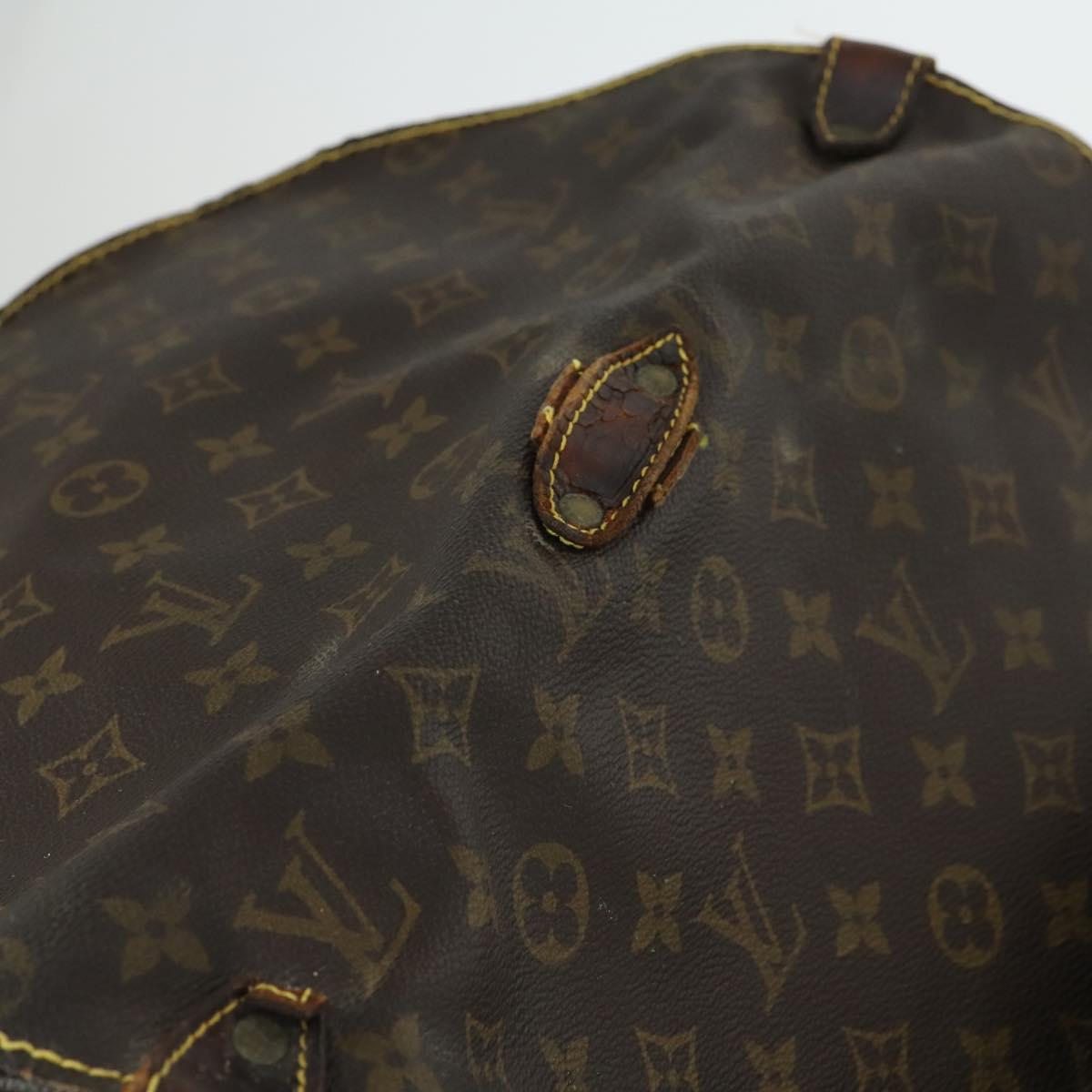 LOUIS VUITTON Monogram Saumur 35 Shoulder Bag M42254 LV Auth bs30831