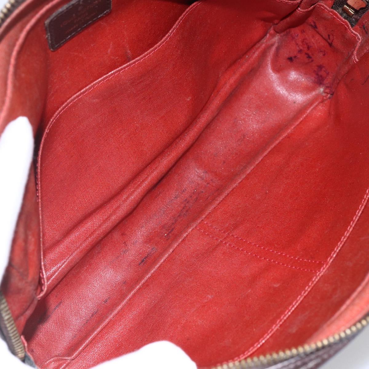 LOUIS VUITTON Damier Ebene Trousse Toilette25 Clutch Bag N47624 LV Auth bs30836